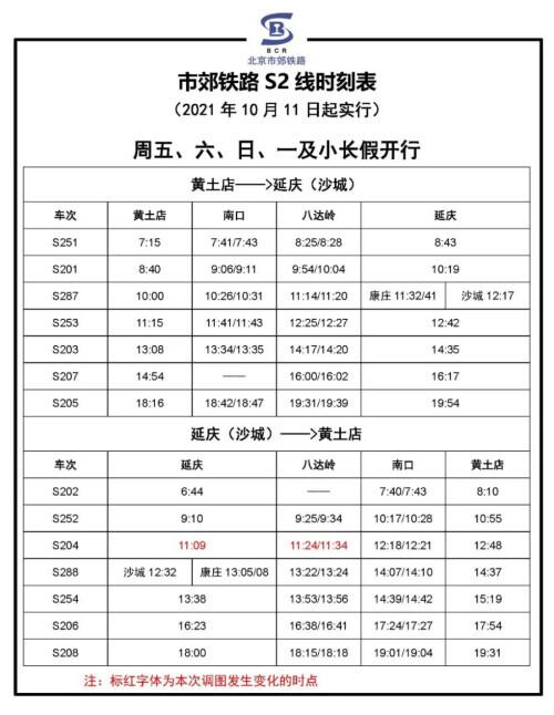 S2小火车最新时刻表，自然美景探索之旅启程